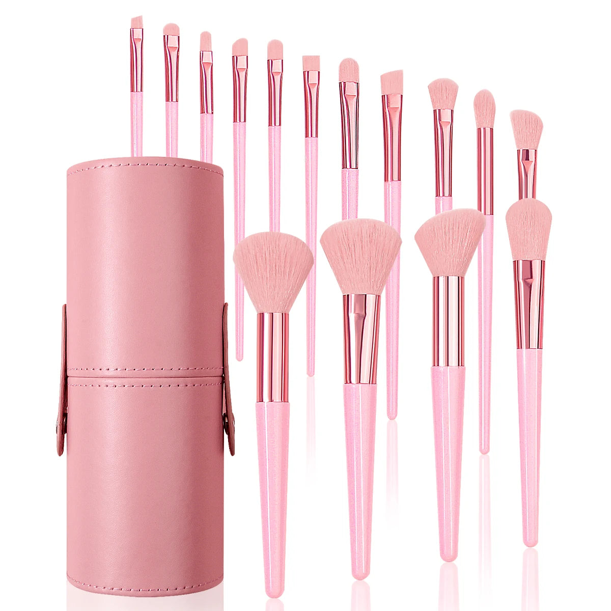 NUSH Essential Brush Set | 15-Piece Face & Eye Kit