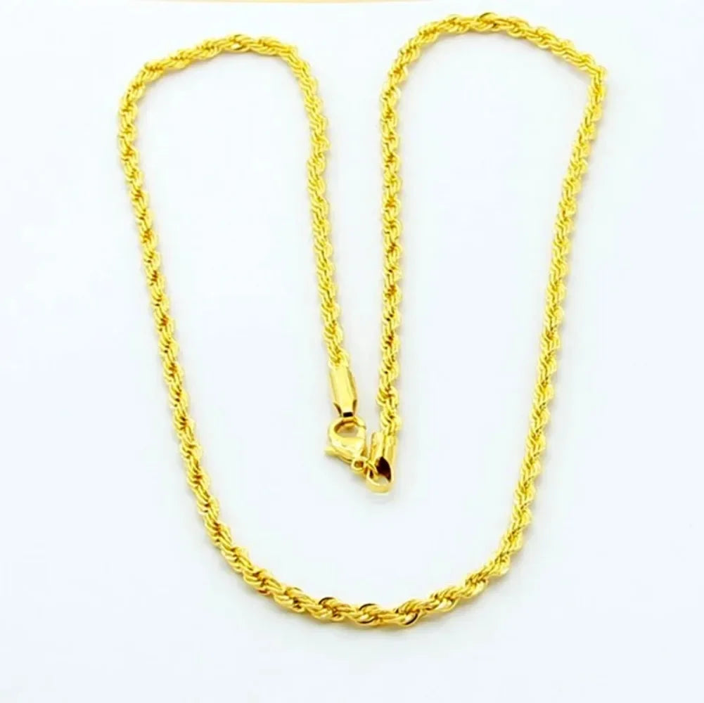 3MM Twisted Rope Chain